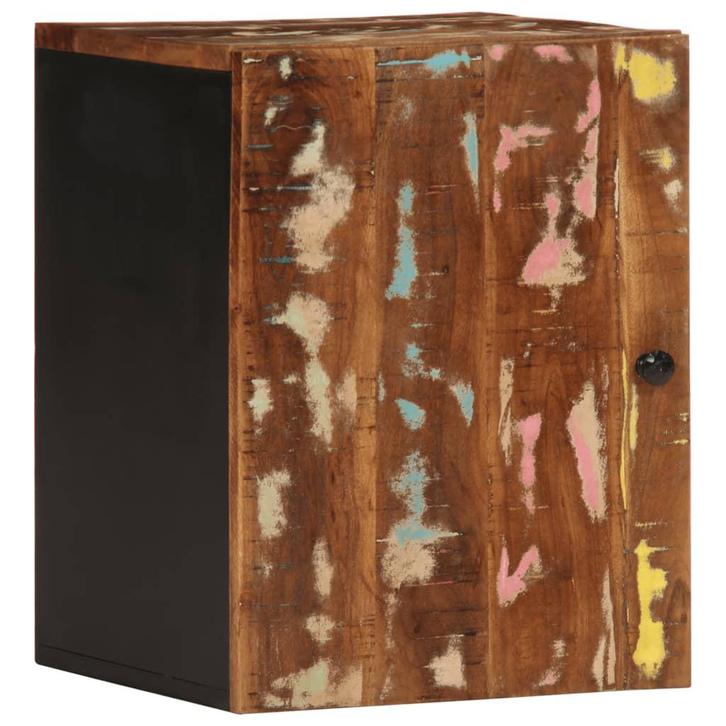 vidaXL Badkamerwandkast 38x33x48 cm massief recycled hout, Huis en Inrichting, Badkamer | Badkamermeubels, Nieuw, Verzenden