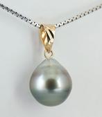 Zonder minimumprijs - Hanger - 18 karaat Geel goud Parel -