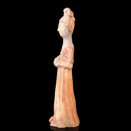Oud Chinees, Tang-dynastie Terracotta vrouwelijke bediende, Antiek en Kunst, Antiek | Overige Antiek