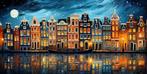 Felix van Horst (1988) - Amsterdam Waters (XXL), Antiek en Kunst