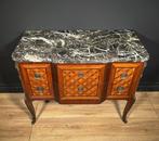 Commode - Hout, Brons, Marmer