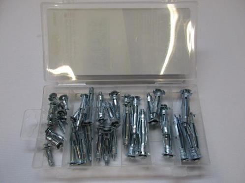 Veiling - Assortiment Ankerpluggen 40-delig, Doe-het-zelf en Bouw, IJzerwaren en Bevestigingsmiddelen