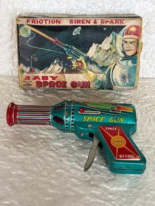 Daiya - Blikken speelgoed - Baby Space Gun, Boxed -, Antiek en Kunst, Antiek | Speelgoed