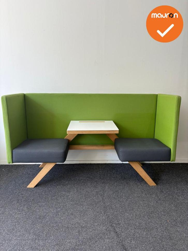 Design Zitmeubel - TOOaPICNIC Hide 110 - Groen met Antraciet, Zakelijke goederen, Kantoor en Winkelinrichting | Kantoormeubilair en Inrichting