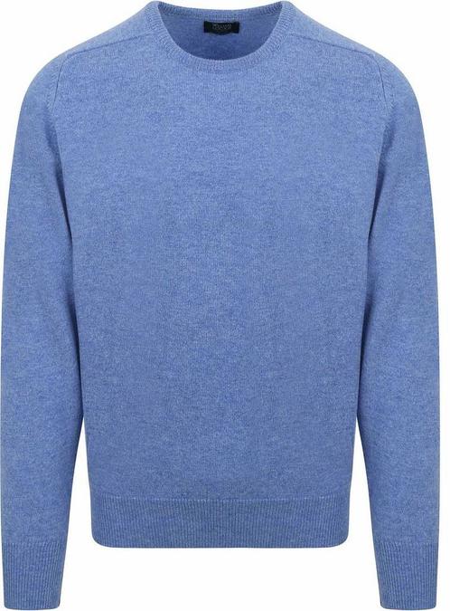 William Lockie Lamswol Surf Blauw maat Maat 52/54 (L) Heren, Kleding | Heren, Truien en Vesten, Nieuw, Maat 52/54 (L), Verzenden