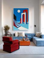 Nelson F. León - Encuentro Vertical XL- (NO Reserve), Antiek en Kunst, Kunst | Schilderijen | Modern