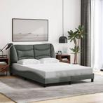 vidaXL Bedframe met LED zonder matras 120x200 cm stof, Verzenden, Nieuw