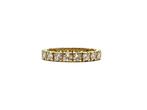 Ring - 18 karaat Geel goud - 1.00ct. tw. Diamant, Handtassen en Accessoires, Ringen, Nieuw