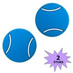 Fako Bijoux® - Tennisdemper - Tennisbal - Blauw - 2 Stuks, Sports & Fitness, Tennis, Verzenden