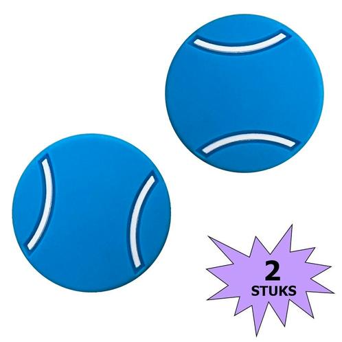 Fako Bijoux® - Tennisdemper - Tennisbal - Blauw - 2 Stuks, Sport en Fitness, Tennis, Verzenden