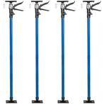 tectake 4 plafondsteunen 115-290cm - blauw, Verzenden, Nieuw