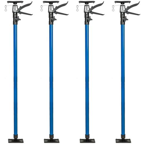 tectake 4 plafondsteunen 115-290cm - blauw, Doe-het-zelf en Bouw, Overige Doe-Het-Zelf en Bouw, Verzenden