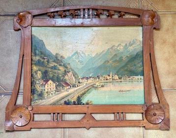 Cadre- Paysage suisse - Bois