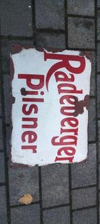 Radeberger - Emaille bord - Emaille, Antiek en Kunst