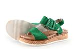 Rieker Sandalen in maat 37 Groen | 5% extra korting, Verzenden, Sandalen of Muiltjes, Zo goed als nieuw, Groen