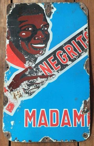 Rhum Negrita Madame - Reclamebord - Geëmailleerde plaat