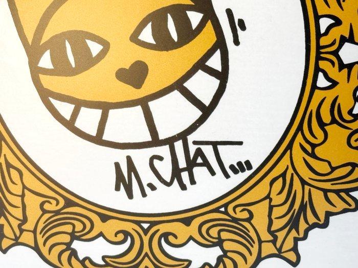 M.Chat (Thoma Vuille) (1977) - Le Chat doré dans son cadre, Antiek en Kunst, Kunst | Designobjecten