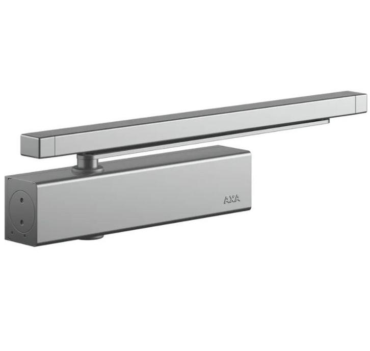 AXA deurdranger 7511 met glijarm sluitkracht 3-6 grijs, Doe-het-zelf en Bouw, Hang- en Sluitwerk, Klink of Kruk, Nieuw, Overige materialen