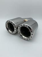 Uitlaat Sierstuk RVS Dubbel Rond – 2 x 80 mm, Ophalen of Verzenden