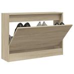 vidaXL Schoenenkast 80x21x57 cm bewerkt hout sonoma, Huis en Inrichting, Verzenden, Nieuw