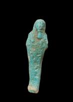 Oude Egypte, Ptolemeïsch faience Beeld - 14 cm