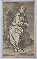 Georg Martin Pressler( 1700-1754) - Femme assise en robe