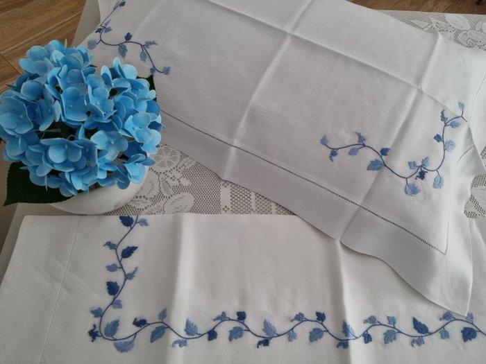 Laken - 280 cm - 265 cm, Antiek en Kunst, Antiek | Tapijten, Tafelkleden en Textiel