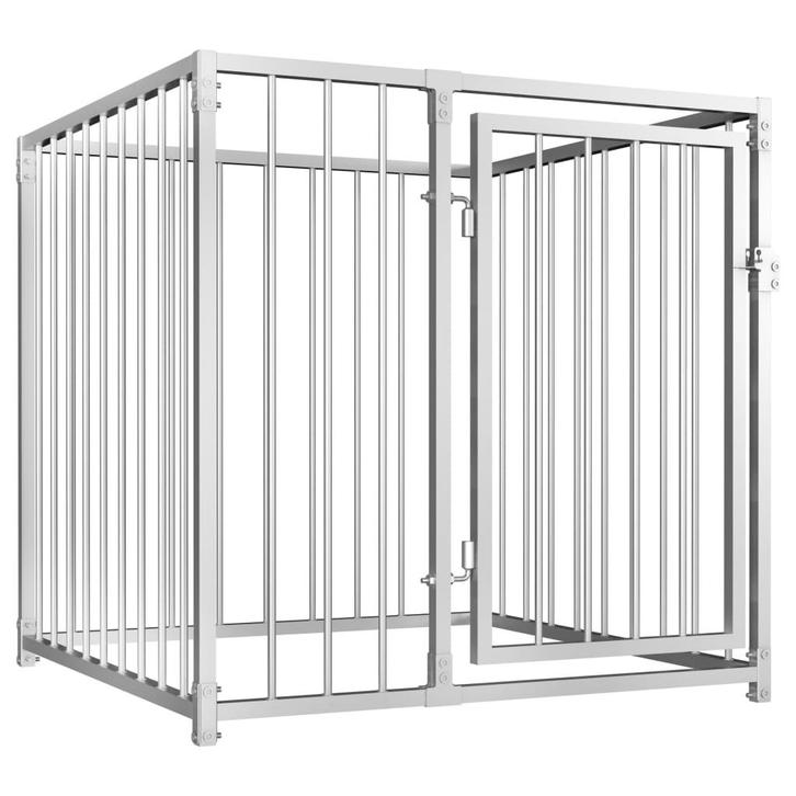 vidaXL Hondenkennel voor buiten 100x100x100 cm, Animaux & Accessoires, Caisses pour chiens, Envoi