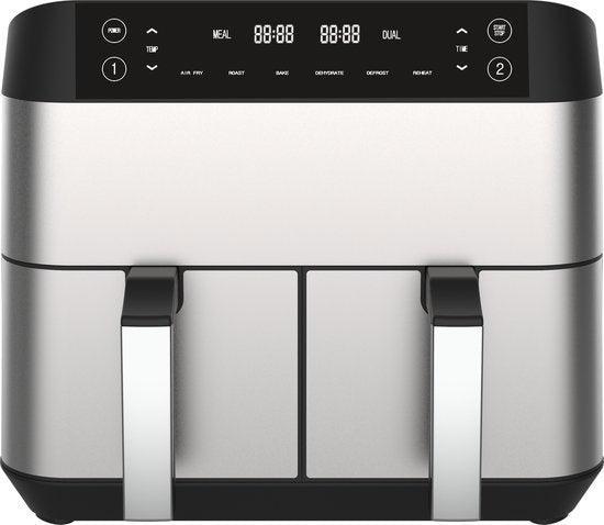 2dekans | Niceey Dubbele Airfryer XXL - Twee Kookvakken -, Huis en Inrichting, Schoonmaakartikelen, Ophalen of Verzenden