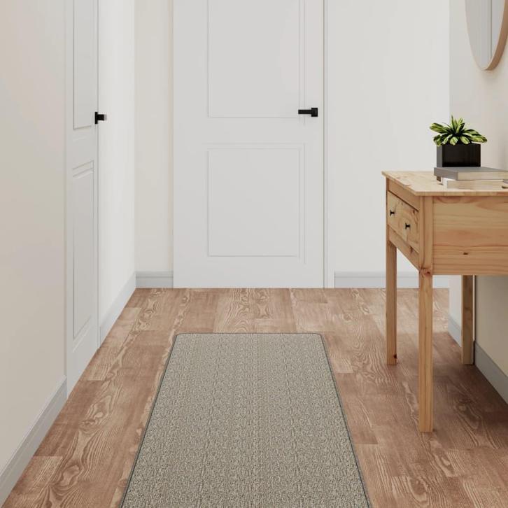 vidaXL Tapijtloper 50x150 cm sisal-look platina, Huis en Inrichting, Stoffering | Tapijten en Vloerkleden, Nieuw, Verzenden