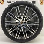 Porsche Macan ORIGINELE 21inch Turbo III met winterbanden, Auto-onderdelen, Banden en Velgen, Ophalen, Gebruikt, 295 mm, Banden en Velgen