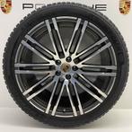 Porsche Macan ORIGINELE 21inch Turbo III met winterbanden, Auto-onderdelen, 21 inch, Banden en Velgen, Gebruikt, Personenwagen