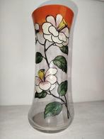 Vase Art Nouveau émaillé - Vase à fleur unique - Verre