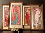 The four seasons - A. Mucha, after - Miroir (4) - miroir, Antiek en Kunst