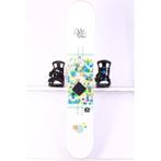145 dames snowboard GNU B-NICE 2024, White/blue, HYBRID/Rock, Sport en Fitness, Verzenden, Nieuw