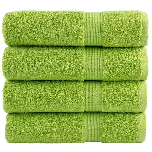 vidaXL Badhanddoeken SOLUND 4 st 600 g/m² 100x150 cm, Huis en Inrichting, Badkamer | Badtextiel en Accessoires, Nieuw, Verzenden