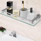 Aquamarin Glazen Badkamerplank - Wandplank - set van 2 - 50, Kleding | Dames, Verzenden, Nieuw