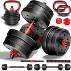 Dumbells set - Gewichten set - Halterset - Verstelbaar - 20, Verzenden, Nieuw