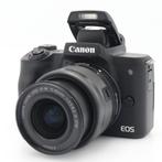 Canon EOS M50 mark II + 15-45mm IS STM | Tweedehands, Verzenden, Zo goed als nieuw