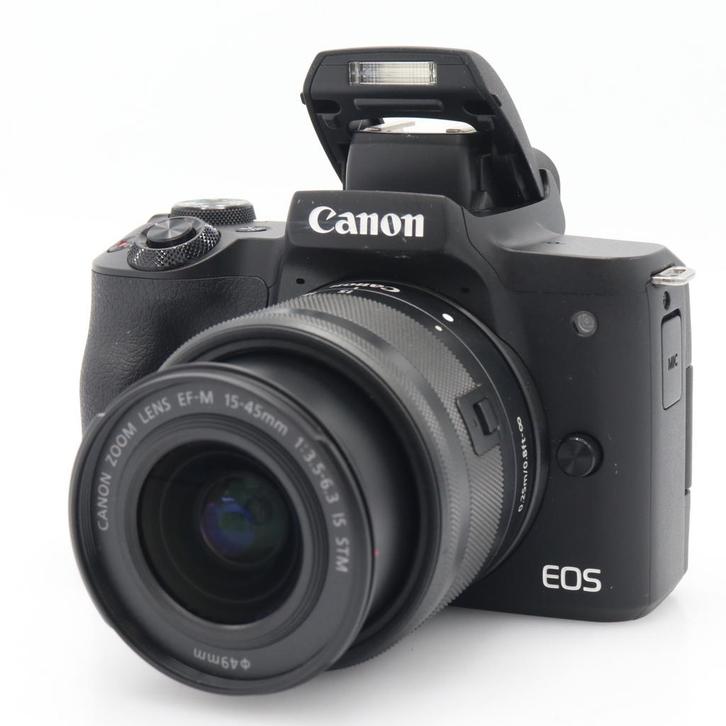 Canon EOS M50 mark II + 15-45mm IS STM | Tweedehands, Audio, Tv en Foto, Foto | Lenzen en Objectieven, Zo goed als nieuw, Verzenden
