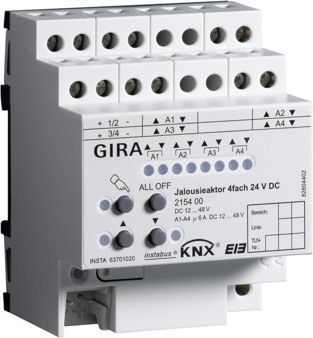 Gira KNX Jaloezie- en Rolluik-bussysteem DIN-rail - 215400, Doe-het-zelf en Bouw, Elektriciteit en Kabels, Verzenden