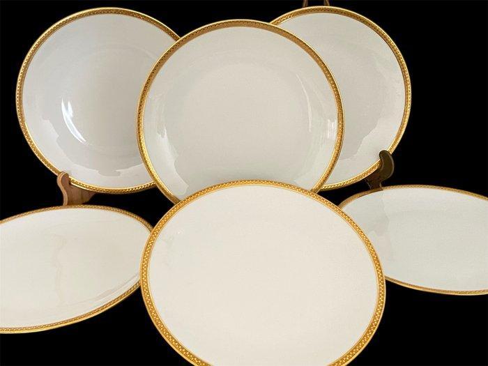 Haviland Limoges Roua - Bord (6) - Incrustation double, Antiquités & Art, Antiquités | Meubles | Tables