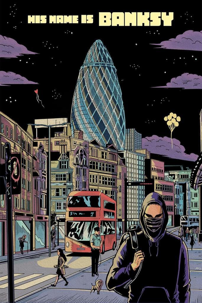 Banksy: A Graphic Novel (His Name Is Banksy) [HC], Boeken, Strips | Comics, Verzenden