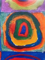 Wassily Kandinsky (after) - Square Circles - Artprint - 40 x