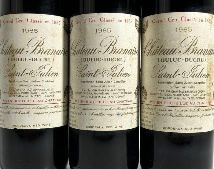 1985 Château Branaire-Ducru (Duluc-Ducru) - Saint-Julien, Verzamelen, Wijnen