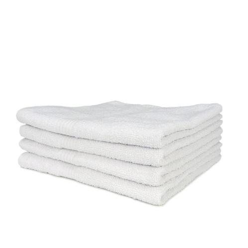 Serviette de bain blanche 70x135cm 100% coton - Treb STAN, Huis en Inrichting, Keuken | Textiel, Overige kleuren, Nieuw, Verzenden