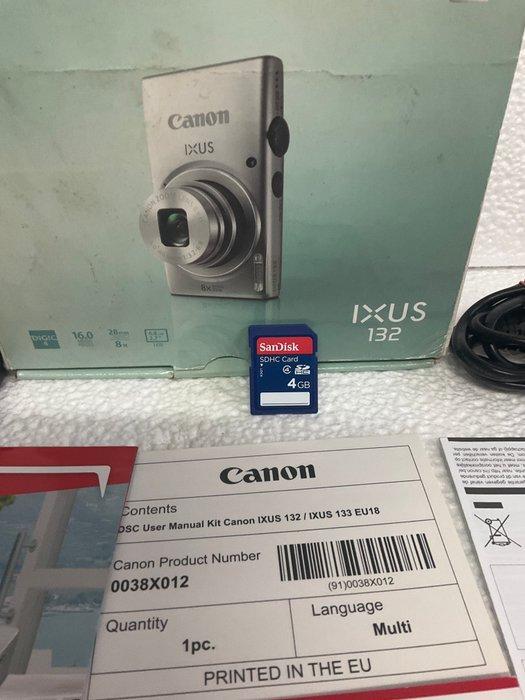 Canon IXUS 132 Digitale camera, Audio, Tv en Foto, Fotocamera's Digitaal