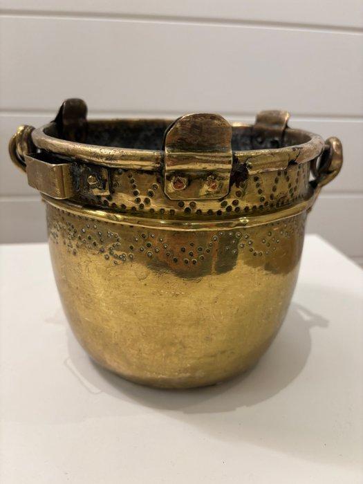 Seau - Laiton, Cuivre - Seau à charbon laiton XIX, Antiquités & Art, Antiquités | Autres Antiquités
