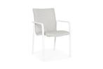 Suns Anzio eetstoel wit / soft grey SALE |, Tuin en Terras, Nieuw