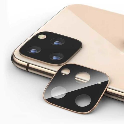 iPhone 11 Camera Lens Cover - Tempered Glass en Metalen Ring, Telecommunicatie, Mobiele telefoons | Hoesjes en Screenprotectors | Overige merken